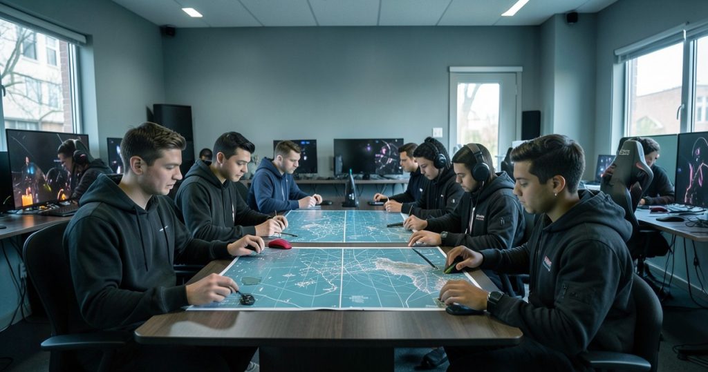 Map knowledge sharing in gaming clans