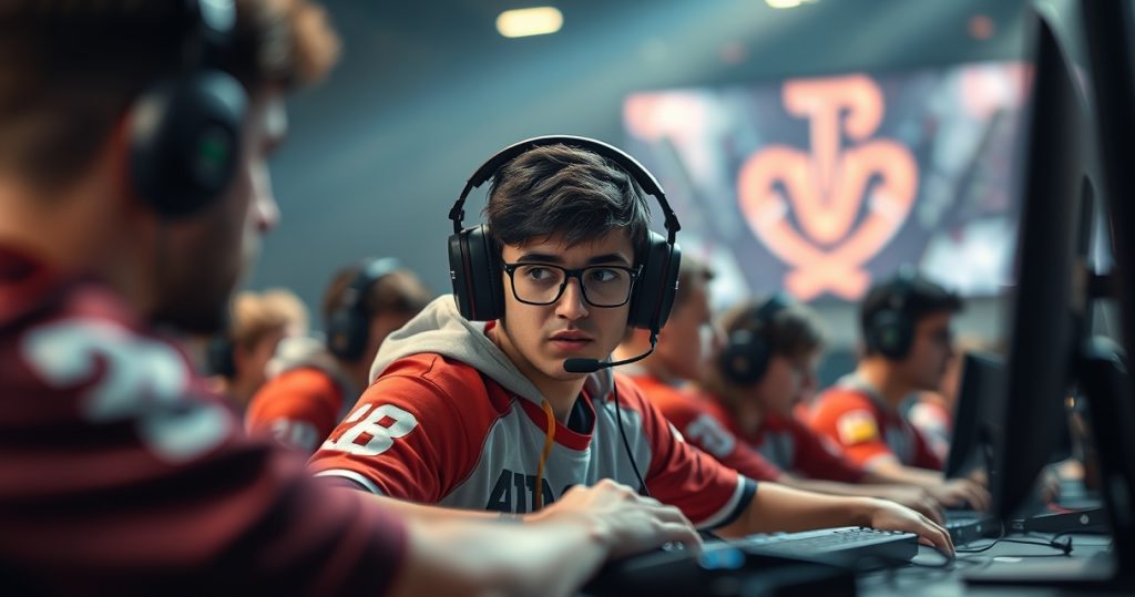 Participating in online gaming leagues