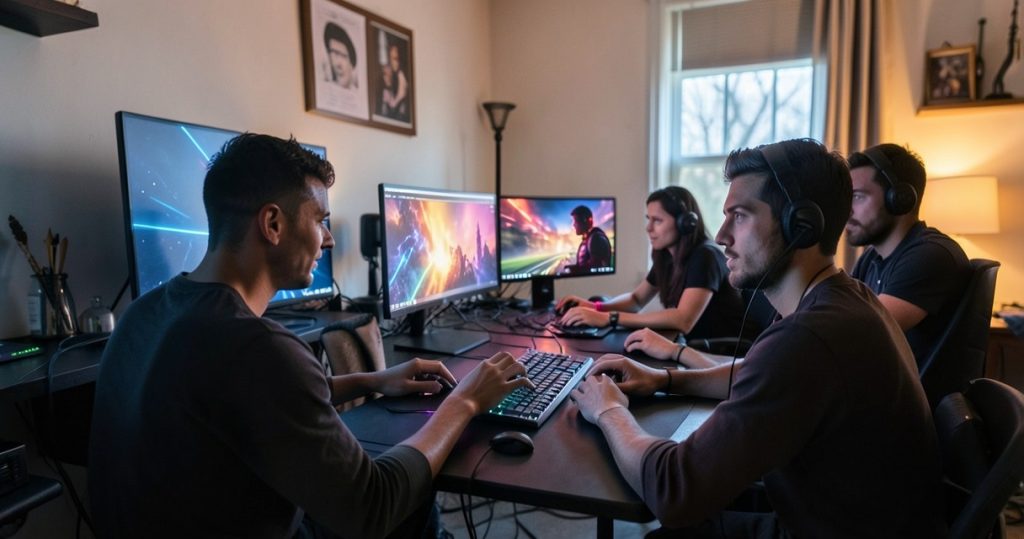 Strategy development in team-based games